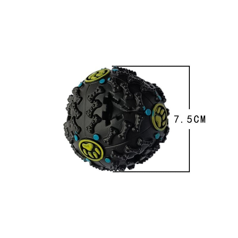 KFX-7611581 Giggle Dog Food Ball Toy - Bite-Resistant Puzzle for Dogs, Medium and Large Sizes Available
