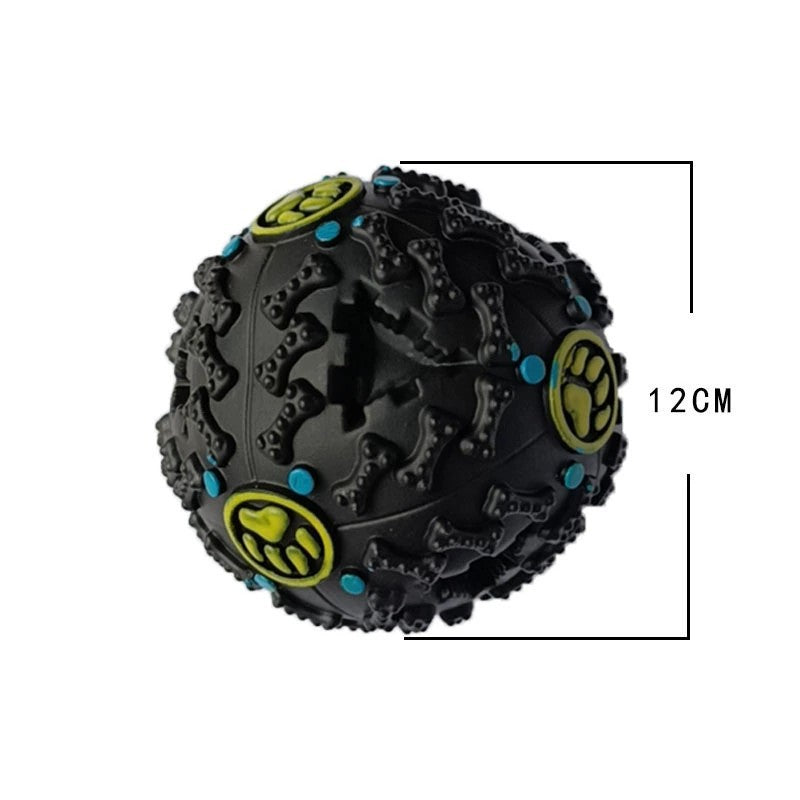KFX-7611581 Giggle Dog Food Ball Toy - Bite-Resistant Puzzle for Dogs, Medium and Large Sizes Available