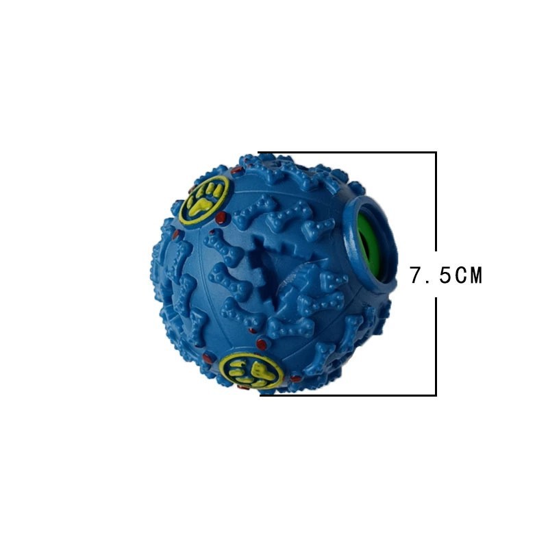 KFX-7611581 Giggle Dog Food Ball Toy - Bite-Resistant Puzzle for Dogs, Medium and Large Sizes Available