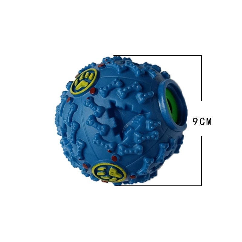 KFX-7611581 Giggle Dog Food Ball Toy - Bite-Resistant Puzzle for Dogs, Medium and Large Sizes Available