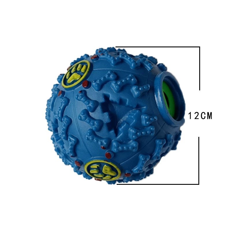 KFX-7611581 Giggle Dog Food Ball Toy - Bite-Resistant Puzzle for Dogs, Medium and Large Sizes Available