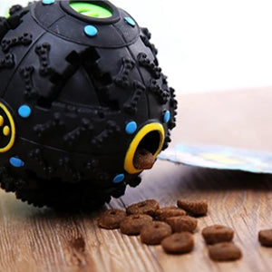 KFX-7611581 Giggle Dog Food Ball Toy - Bite-Resistant Puzzle for Dogs, Medium and Large Sizes Available