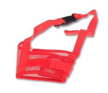 KFX-7612605 Breathable Nylon Mesh Dog Muzzle Cover in Multiple Colors and Sizes