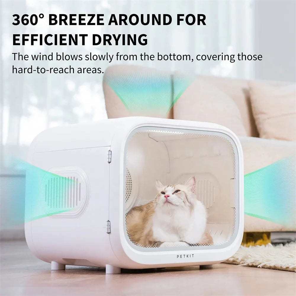 KFX-761619 Smart Pet Hair Dryer for Cats and Small Dogs with Temperature Control and Ultra Quiet Operation