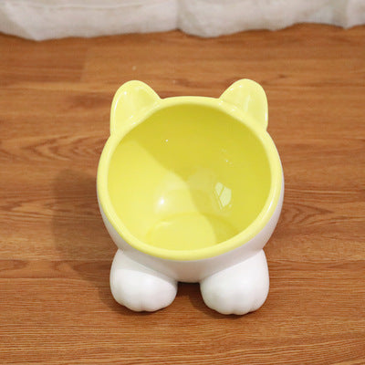 KFX-7618877 Ceramic Water Bowl for Pets - Durable Design, Easy to Clean