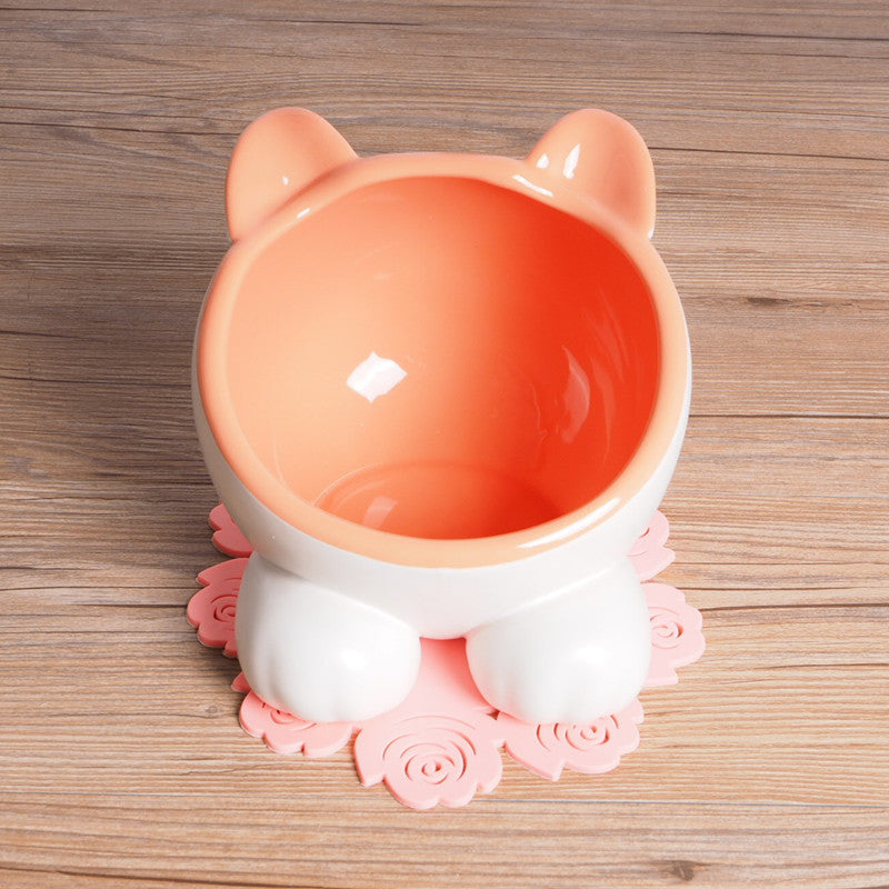 KFX-7618877 Ceramic Water Bowl for Pets - Durable Design, Easy to Clean