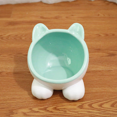 KFX-7618877 Ceramic Water Bowl for Pets - Durable Design, Easy to Clean