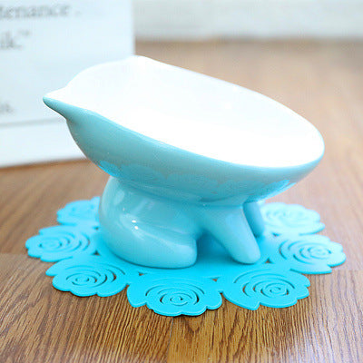 KFX-7618877 Ceramic Water Bowl for Pets - Durable Design, Easy to Clean