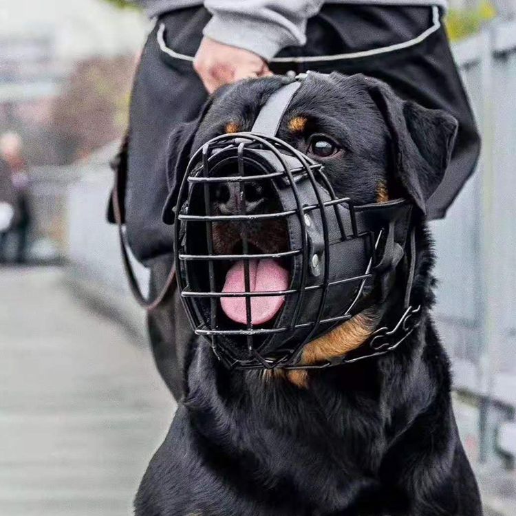 KFX-7619517 Tactical Muzzle for Medium and Large Dogs - Impact Resistant Training Mouthpiece in Black
