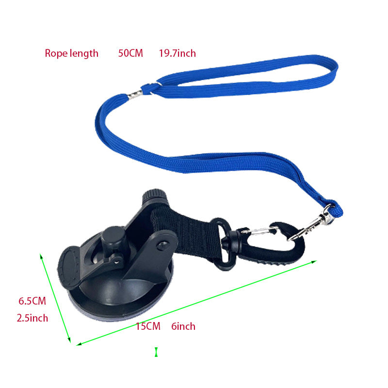KFX-7621949 Pet Bathing Fixed Suction Cup with Traction Rope and Anti-Disturbance Design