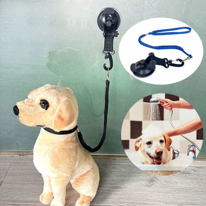 KFX-7621949 Pet Bathing Fixed Suction Cup with Traction Rope and Anti-Disturbance Design