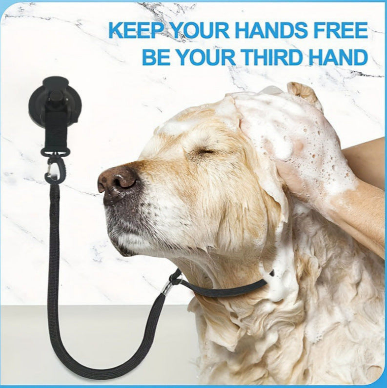 KFX-7621949 Pet Bathing Fixed Suction Cup with Traction Rope and Anti-Disturbance Design