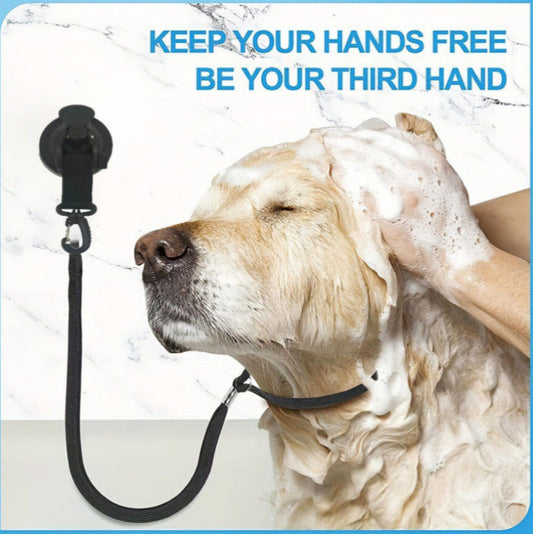 KFX-7621949 Pet Bathing Fixed Suction Cup with Traction Rope and Anti-Disturbance Design