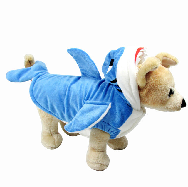 KFX-7622845 Realistic Shark Costume Suit for Cosplay in Blue and Gray - Comfortable Sheared Fabric, Available in XS, S, M, L, XL