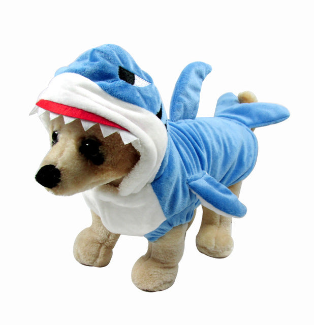 KFX-7622845 Realistic Shark Costume Suit for Cosplay in Blue and Gray - Comfortable Sheared Fabric, Available in XS, S, M, L, XL