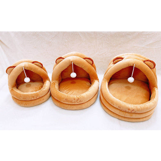 KFX-7624509 Cozy Cloth Pet Nest for Dogs and Cats