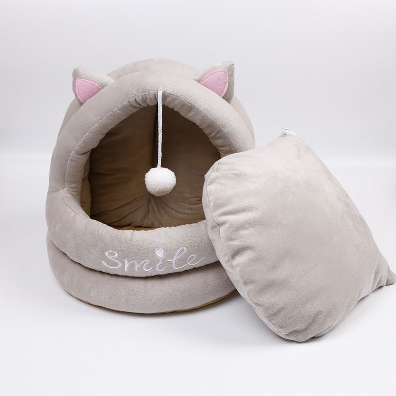 KFX-7624509 Cozy Cloth Pet Nest for Dogs and Cats