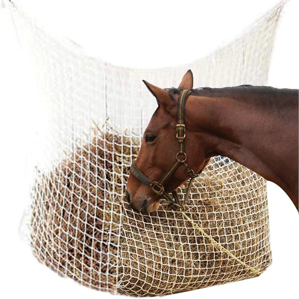 KFX-7626685 Durable Woven PE Rope Feeding Bag for Horses, Cattle, and Sheep - Multiple Sizes Available