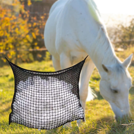 KFX-7626685 Durable Woven PE Rope Feeding Bag for Horses, Cattle, and Sheep - Multiple Sizes Available