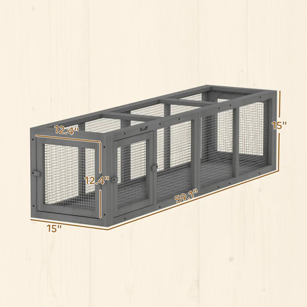 KFX-7629885 Outdoor Cat Tunnel for Exploring and Playing with Durable Fabric Design
