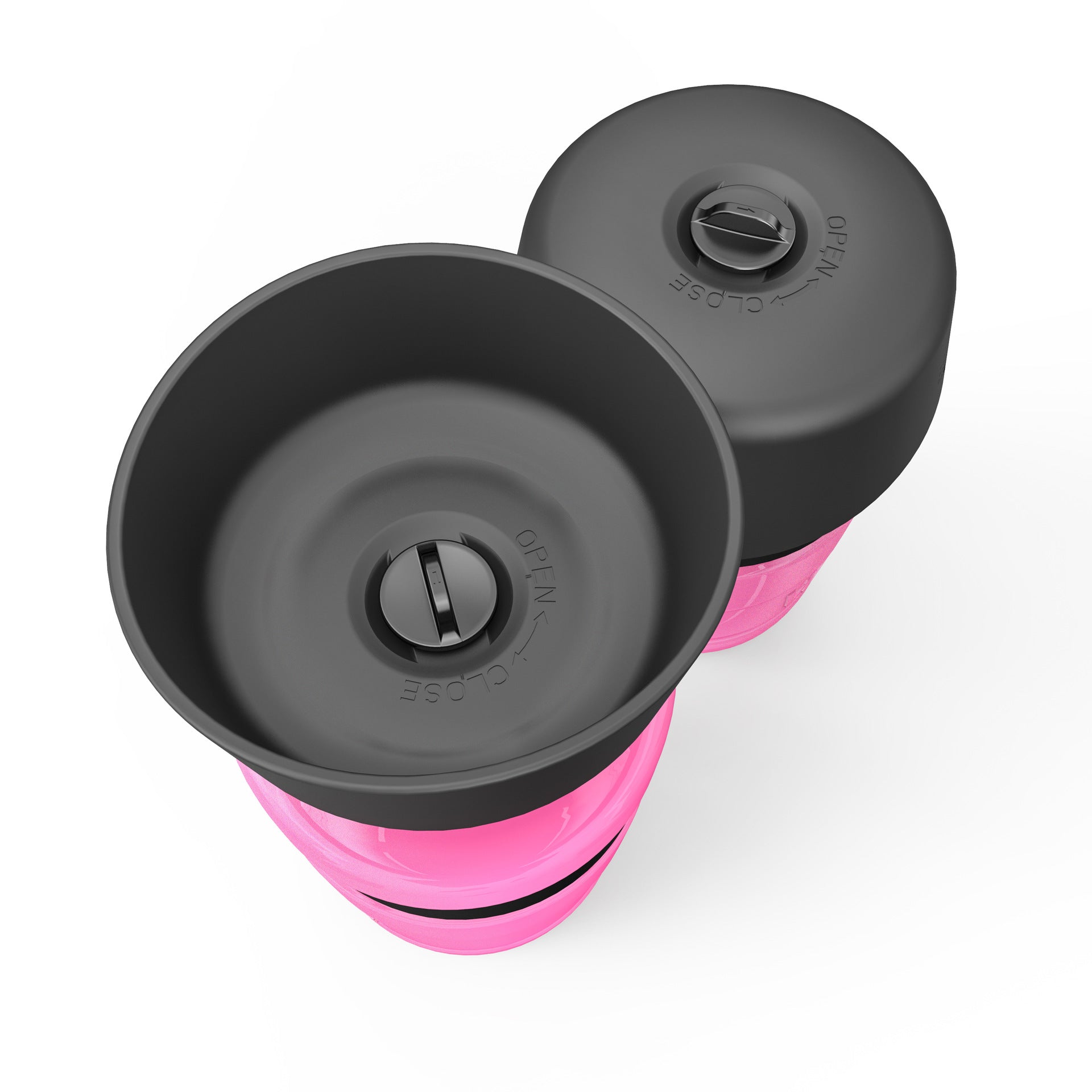 KFX-7636029 Creative Pet Water Bottle - 520ML Silicone Travel Cup in Multiple Colors