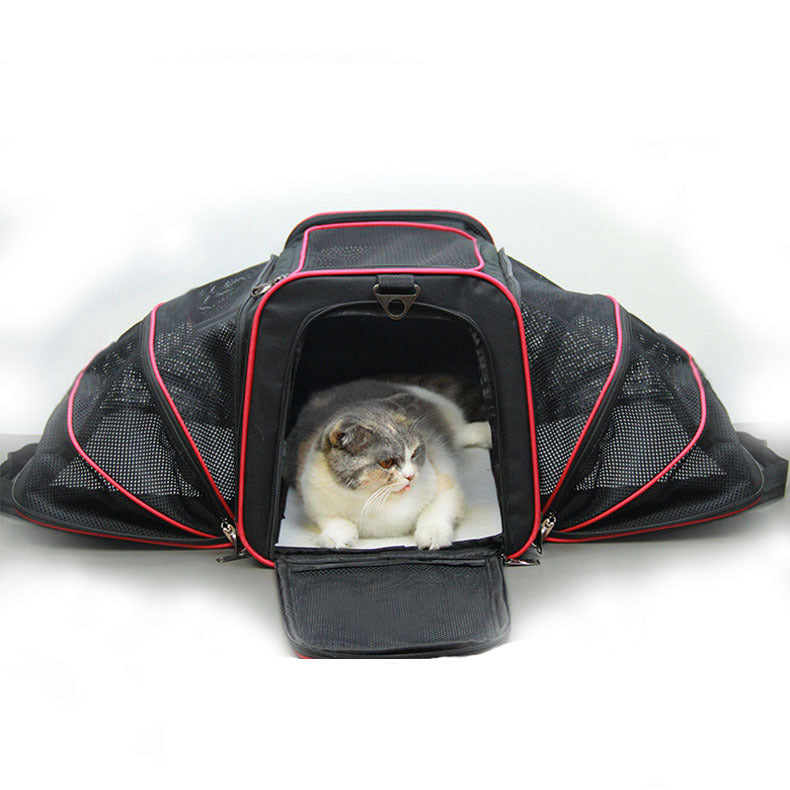 KFX-7642173 Portable Breathable Cat Carrying Backpack - Variety of Colors and Patterns - 56-75L Capacity