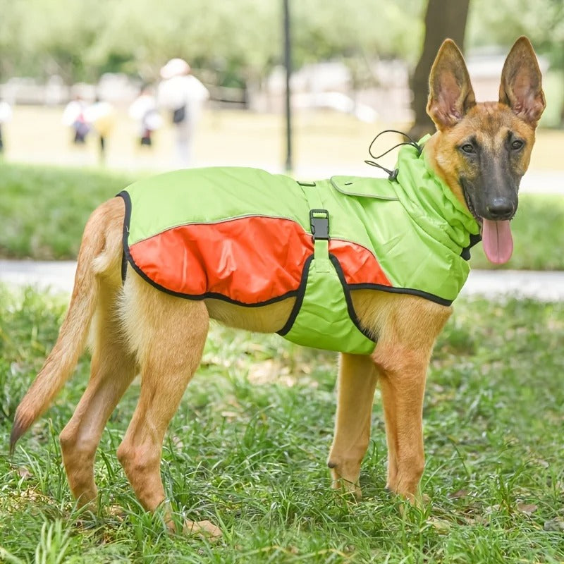 KFX-7642301 Adjustable Waterproof Dog Coat with Reflective Features for Outdoor Use