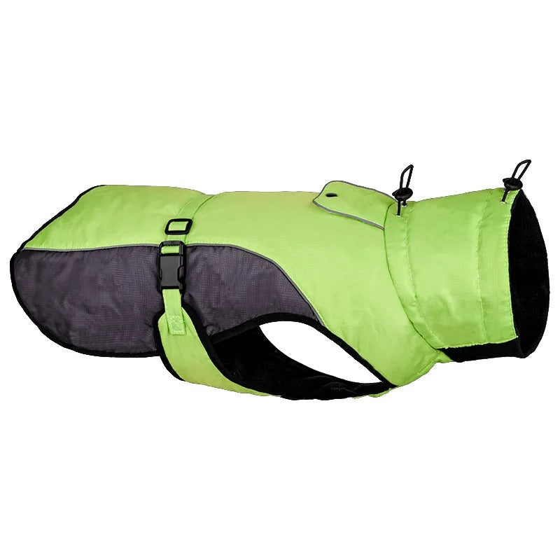 KFX-7642301 Adjustable Waterproof Dog Coat with Reflective Features for Outdoor Use