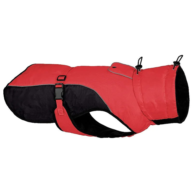 KFX-7642301 Adjustable Waterproof Dog Coat with Reflective Features for Outdoor Use
