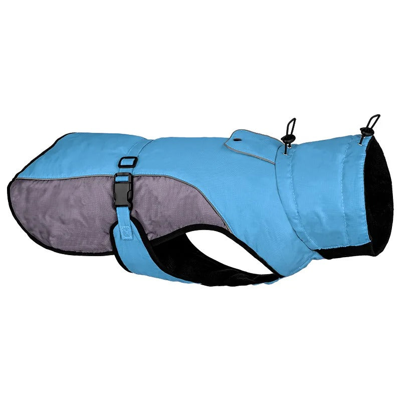 KFX-7642301 Adjustable Waterproof Dog Coat with Reflective Features for Outdoor Use