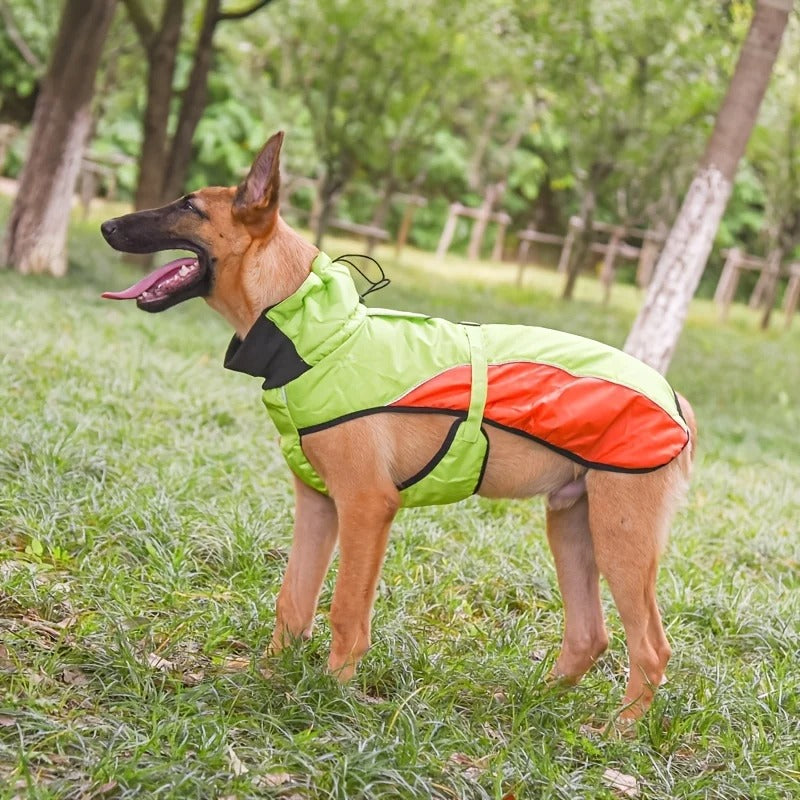 KFX-7642301 Adjustable Waterproof Dog Coat with Reflective Features for Outdoor Use