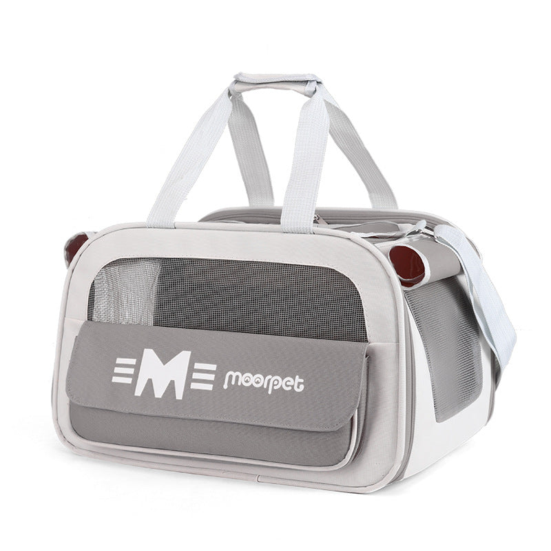 KFX-7647933 Portable Cat Diaper Bag with Large Capacity and Breathable Design for Travel