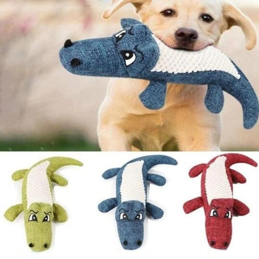 KFX-7648957 Three-Color Corn Grid Plush Toy for Cats and Dogs with Biting Sound for Boredom Relief