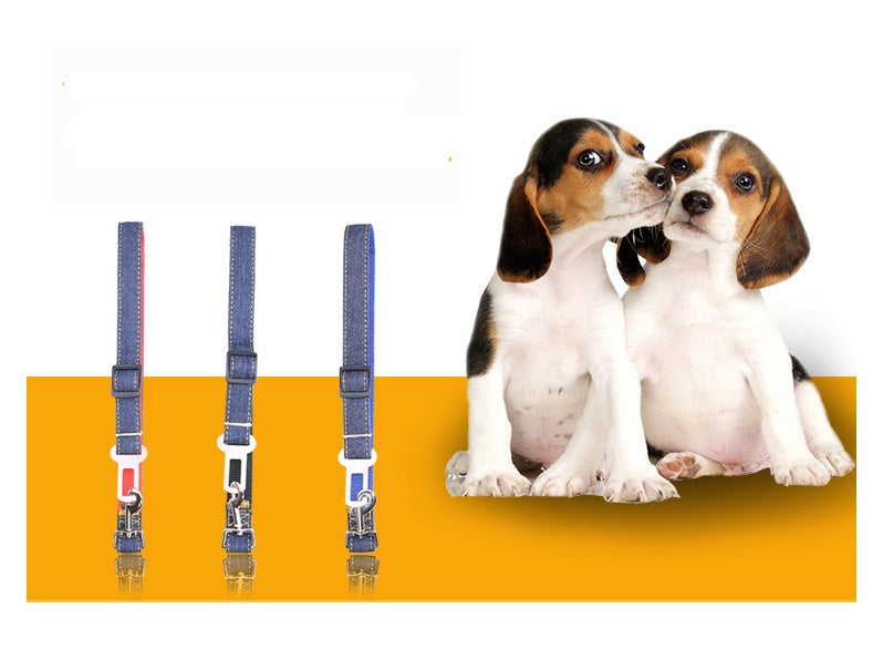 KFX-7659837 Retractable Pet Seat Belt for Dogs - Adjustable, Safe, and Durable