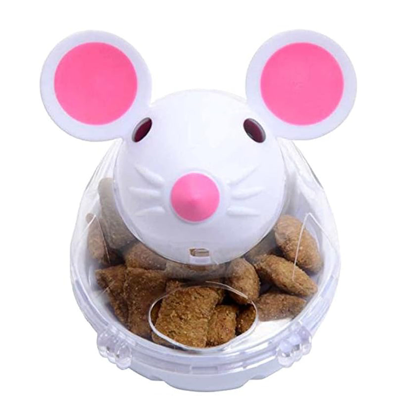 KFX-7664445 Interactive Cat Food Ball - Slow Feed Tumbler Toy for Cats and Kittens