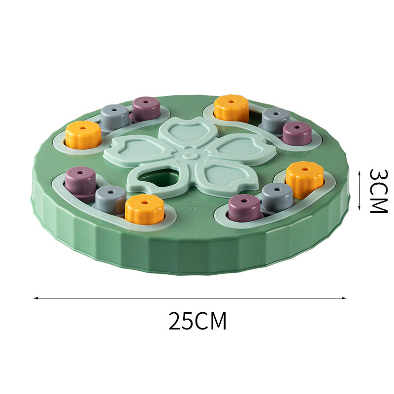 KFX-7666749 Interactive Dog Feeding Toy - Educational Puzzle for Engaging Playtime, Available in Multiple Colors