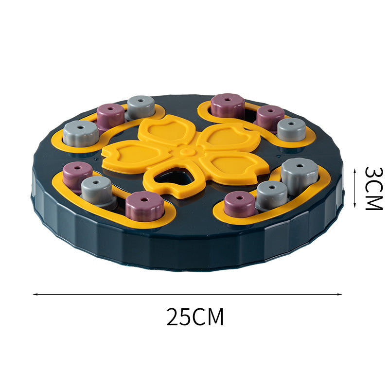 KFX-7666749 Interactive Dog Feeding Toy - Educational Puzzle for Engaging Playtime, Available in Multiple Colors