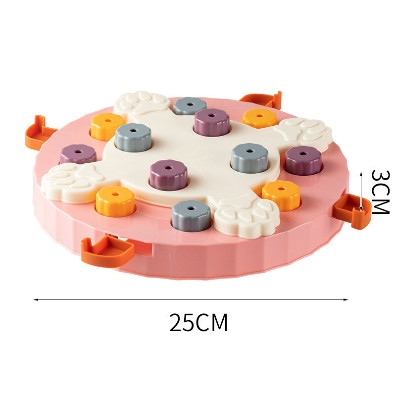 KFX-7666749 Interactive Dog Feeding Toy - Educational Puzzle for Engaging Playtime, Available in Multiple Colors