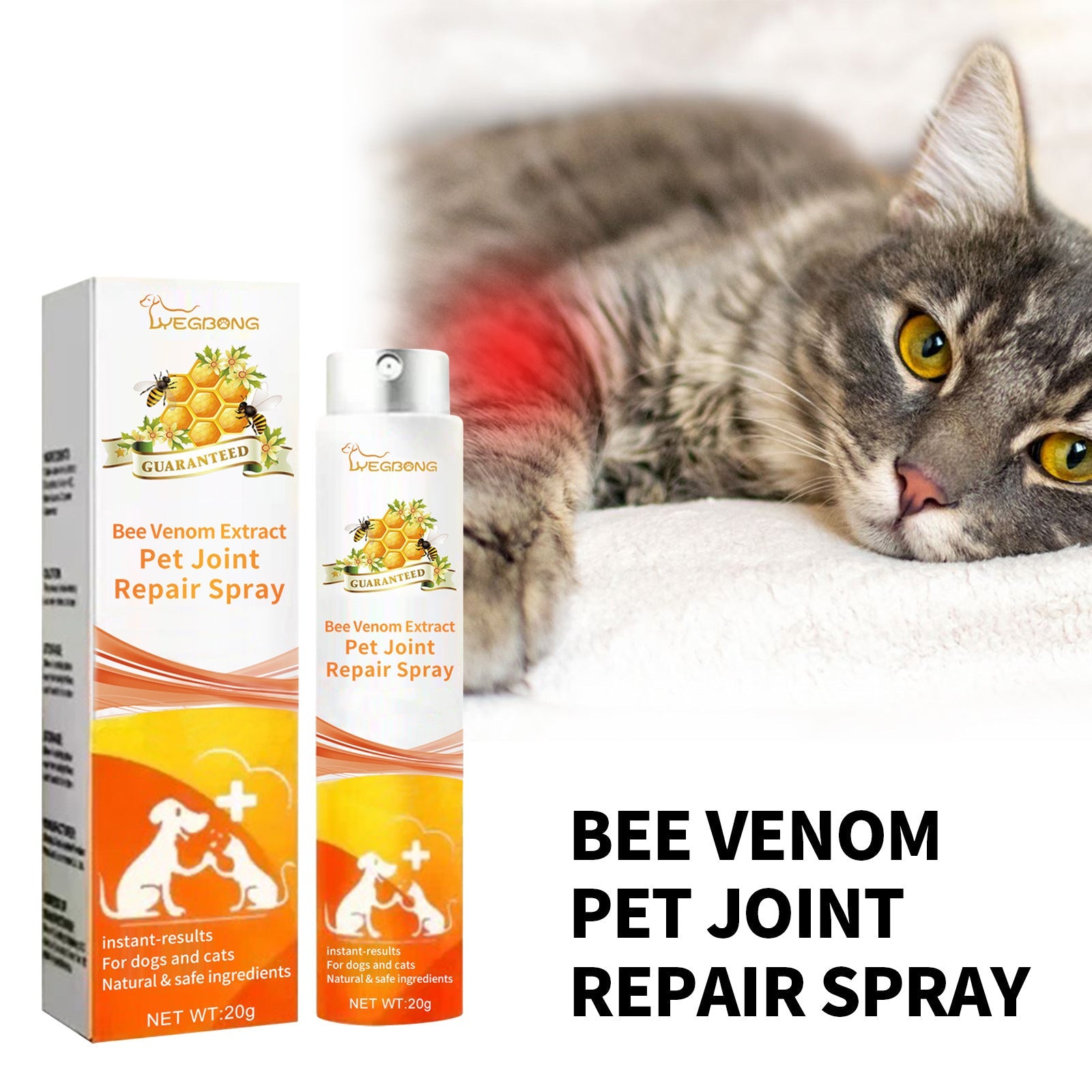 KFX-7670589 Joint Care Spray for Pets - Relief from Joint Discomfort and Muscle Weakness, 20g