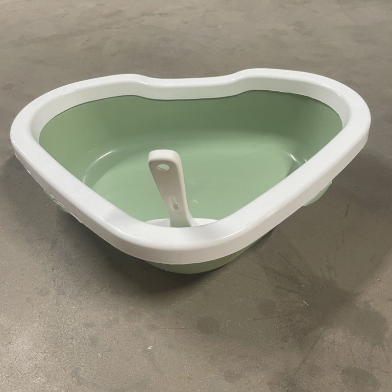 KFX-7674173 Cat Litter Box with Integrated Shovel for Easy Cleaning