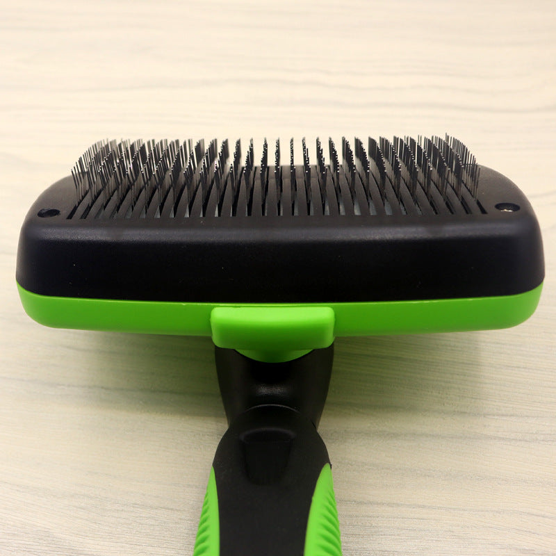 KFX-7674301 Grooming Needle Comb for Cats and Dogs - ABS, TPR, Stainless Steel