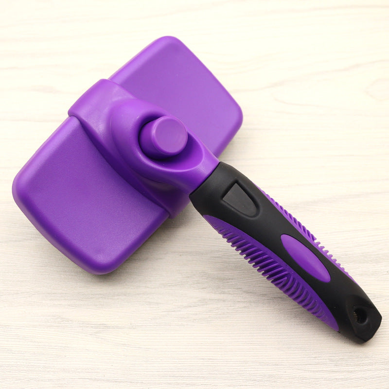 KFX-7674301 Grooming Needle Comb for Cats and Dogs - ABS, TPR, Stainless Steel