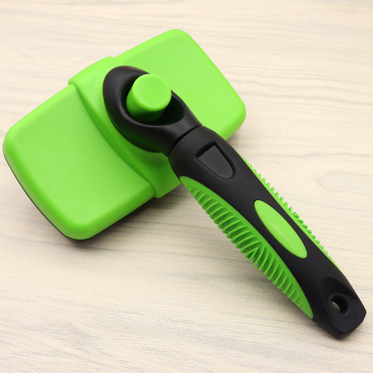 KFX-7674301 Grooming Needle Comb for Cats and Dogs - ABS, TPR, Stainless Steel