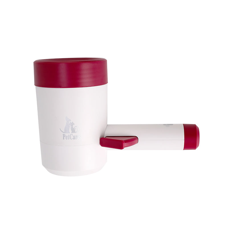 KFX-7676349 Soft Silicone Dog Paw Cleaner Cup with 360 Rotating Combs for Easy Pet Foot Washing