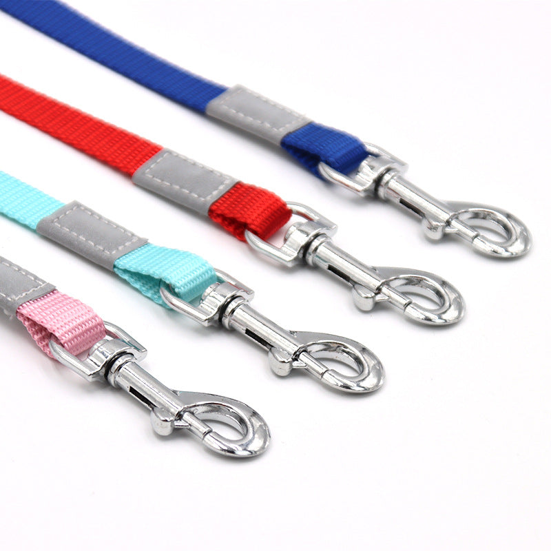 KFX-7684029 Reflective Nylon Dog Leash for Enhanced Safety and Visibility