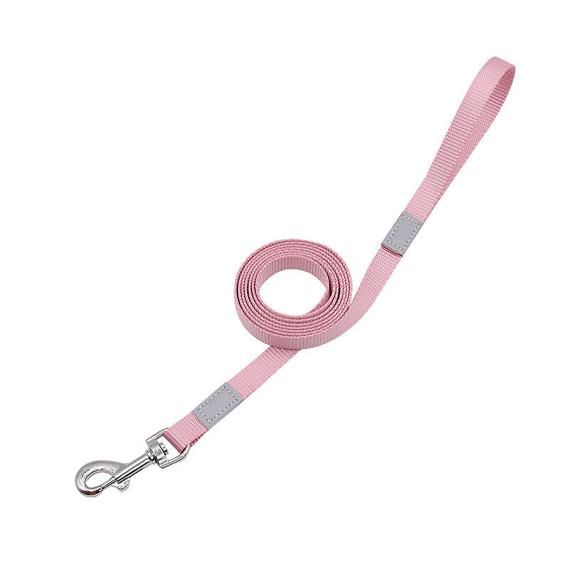 KFX-7684029 Reflective Nylon Dog Leash for Enhanced Safety and Visibility