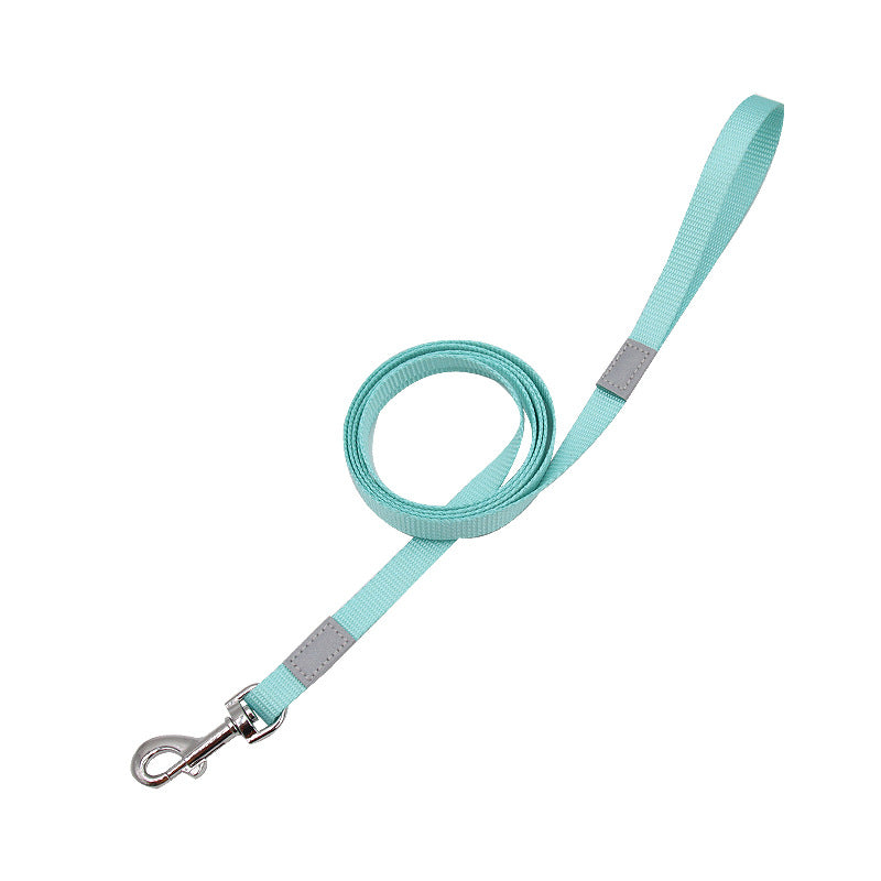 KFX-7684029 Reflective Nylon Dog Leash for Enhanced Safety and Visibility