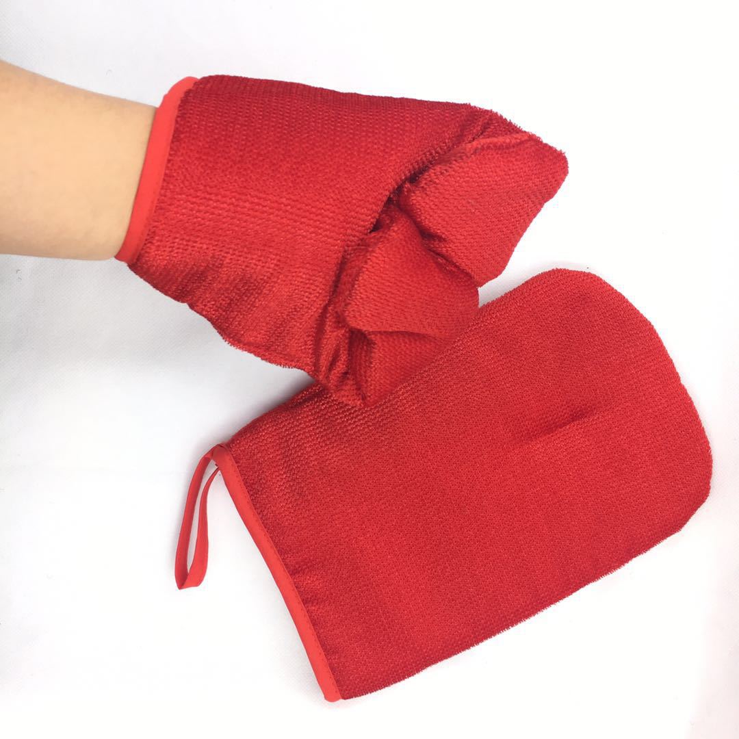 KFX-7685821 Pet Grooming and Bathing Double-Sided Massage Gloves for Dogs