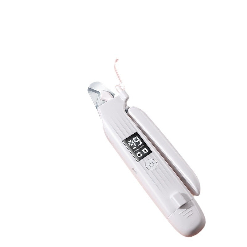KFX-7687997 Pet Nail Clipper with Nail Piercing Device - HZ8 White, 4-Hour Battery Life, Durable ABS Material