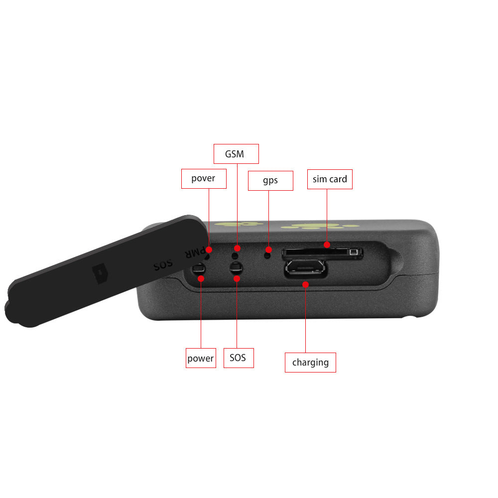 KFX-7699005 Pet GPS Tracker Lightweight Anti-Lost Device with Waterproof IP65 and 72h Battery Life